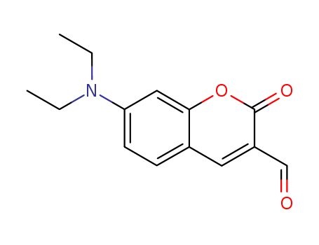 57597-64-5,7-(diethylaMino)-2-oxo-2H-chroMene-3-carbaldehyde,3-formylcoumarin;7-diethylamino-2-oxo-2H-chromene-3-carboxyldehyde;7-N,N-diethylaminocoumarin-3-carboxaldehyde;7-diethylamino-2-oxo-2H-chromene-3-carbaldehyde;