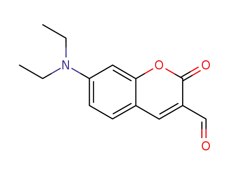 Molecular Structure of 57597-64-5 (7-(diethylaMino)-2-oxo-2H-chroMene-3-carbaldehyde)