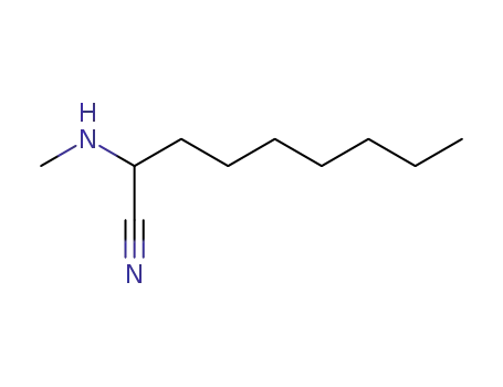 Molecular Structure of 112101-12-9 (Nonanenitrile, 2-(methylamino)-)