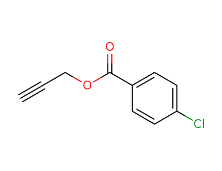 Molecular Structure of 79318-18-6 (prop-2-yn-1-yl 4-chlorobenzoate)