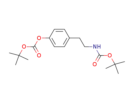 tert-butyl (4-((tert-butoxycarbonyl)oxy)phenethyl)carbamate