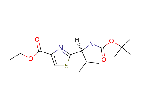 2-<(S)-1--2-methylpropyl>-4-carbethoxythiazole