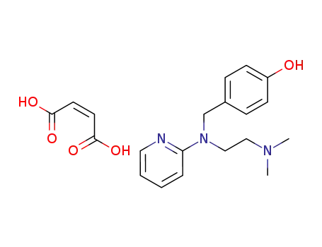 N-(4-hydroxybenzyl)-N',N'-dimethyl-N-2-pyridinyl-1,2-ethanediamine maleate