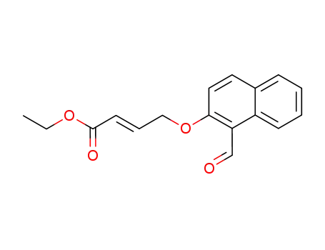 (E)-ethyl 4-(1-formyl-2-naphthoxy)but-2-enoate