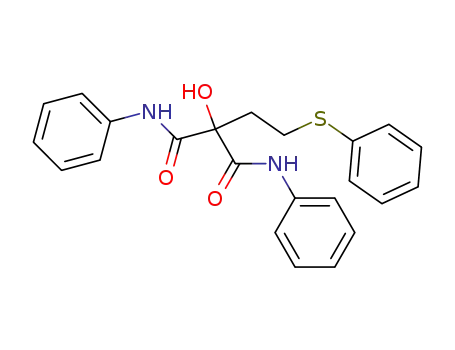 2-Hydroxy-N~1~,N~3~-diphenyl-2-[2-(phenylsulfanyl)ethyl]propanediamide