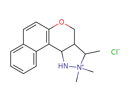 2,2,3-Trimethyl-1,2,3,3a,4,11c-hexahydro-5-oxa-1-aza-2-azonia-cyclopenta[c]phenanthrene; chloride