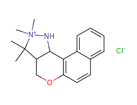 2,2,3,3-Tetramethyl-1,2,3,3a,4,11c-hexahydro-5-oxa-1-aza-2-azonia-cyclopenta[c]phenanthrene; chloride