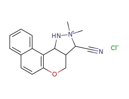 3-Cyano-2,2-dimethyl-1,2,3,3a,4,11c-hexahydro-5-oxa-1-aza-2-azonia-cyclopenta[c]phenanthrene; chloride