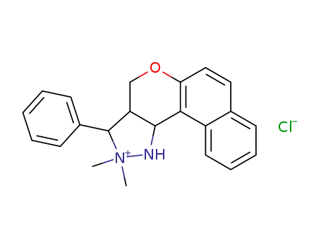 2,2-Dimethyl-3-phenyl-1,2,3,3a,4,11c-hexahydro-5-oxa-1-aza-2-azonia-cyclopenta[c]phenanthrene; chloride