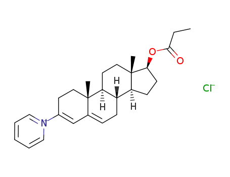 1-(17β-propionyloxy-androsta-3,5-dien-3-yl)-pyridinium; chloride