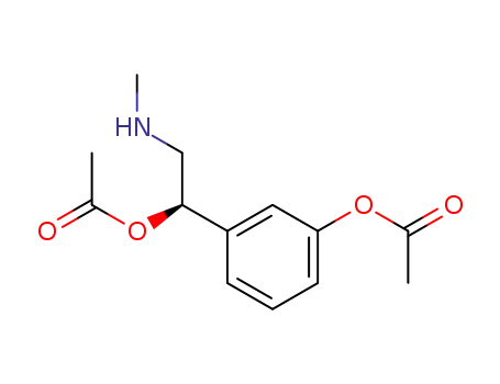 (-)-1-acetoxy-1-(3-acetoxy-phenyl)-2-methylamino-ethane