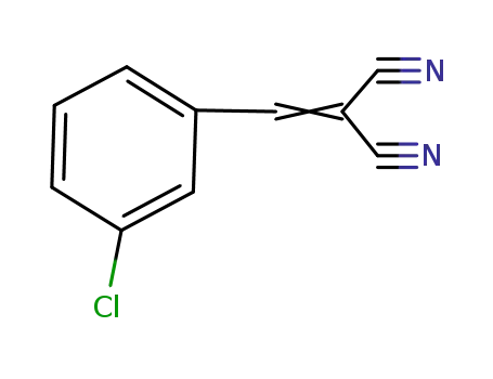 Molecular Structure of 2972-73-8 ((3-chlorobenzylidene)propanedinitrile)