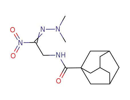 Adamantane-1-carboxylic acid [2-(dimethyl-hydrazono)-2-nitro-ethyl]-amide