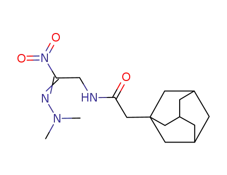 2-Adamantan-1-yl-N-[2-(dimethyl-hydrazono)-2-nitro-ethyl]-acetamide