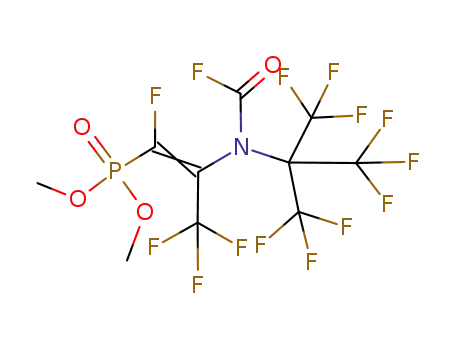 dimethyl 2-(N-perfluoro-tert-butyl-N-fluorocarbonylamino)tetrafluoropropenylphosphonate