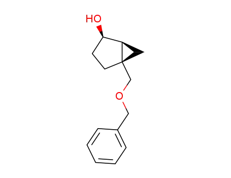 (+/-)-trans-1-<(benzyloxy)methyl>-4-hydroxybicyclo<3.1.0>hexane