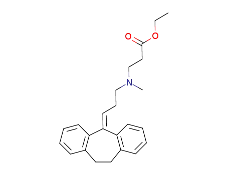 3-{[3-(10,11-Dihydro-dibenzo[a,d]cyclohepten-5-ylidene)-propyl]-methyl-amino}-propionic acid ethyl ester
