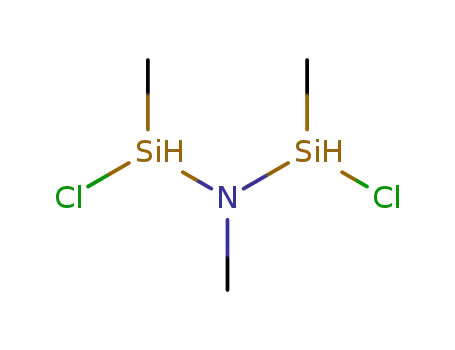 Molecular Structure of 103873-03-6 (Silanamine, 1-chloro-N-(chloromethylsilyl)-N,1-dimethyl-)