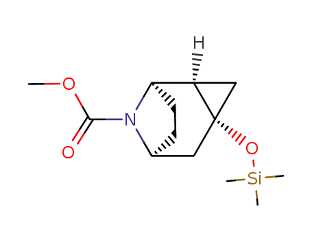 (1R,2R,4R,6S)-4-Trimethylsilanyloxy-9-aza-tricyclo[4.2.1.02,4]nonane-9-carboxylic acid methyl ester
