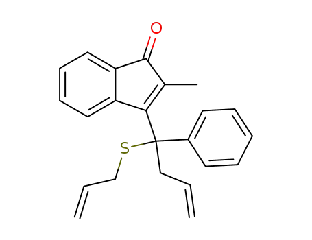 3-(1-(Allylthio)-1-phenylbut-3-enyl)-2-methylinden-1-one