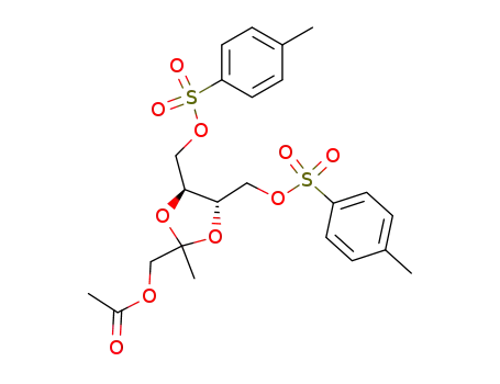 (S,S)-2-(acetoxymethyl)-2-methyl-4,5-bis(p-toluenesulfonyloxymethyl)-1,3-dioxolane
