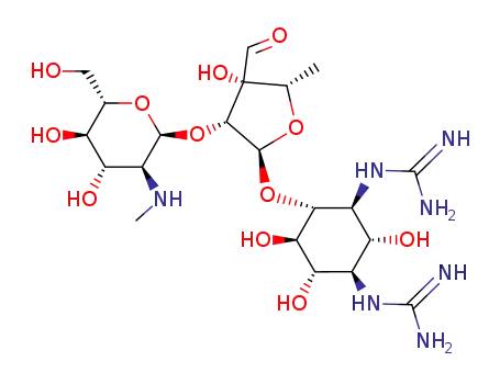 Molecular Structure of 57-92-1 (Streptomycin)