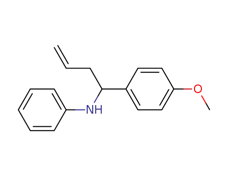 N-(1-(4-methoxyphenyl)but-3-enyl)benzenamine