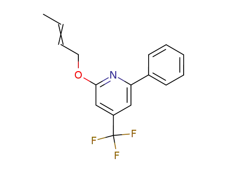 2-[((E)-But-2-enyl)oxy]-6-phenyl-4-trifluoromethyl-pyridine