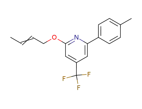 2-[((E)-But-2-enyl)oxy]-6-p-tolyl-4-trifluoromethyl-pyridine