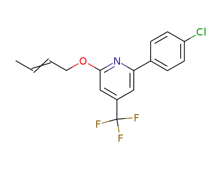 2-[((E)-But-2-enyl)oxy]-6-(4-chloro-phenyl)-4-trifluoromethyl-pyridine