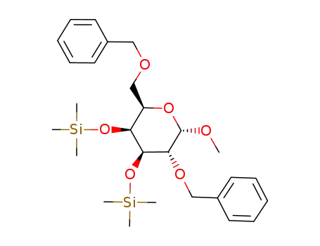 methyl 2,6-di-O-benzyl-3,4-di-O-trimethylsilyl-α-D-galactopyranoside