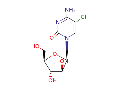 4-amino-5-chloro-1-((2R,3S,4S,5R)-3,4-dihydroxy-5-(hydroxymethyl)tetrahydrofuran-2-yl)pyrimidine-2(1H)-one