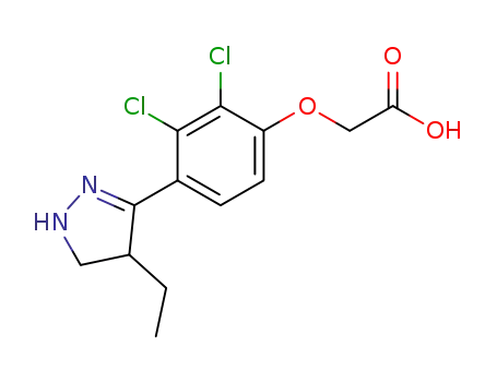 [2,3-Dichloro-4-(4-ethyl-4,5-dihydro-1H-pyrazol-3-yl)-phenoxy]-acetic acid