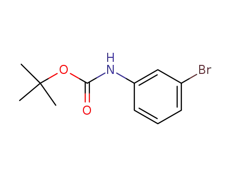 Molecular Structure of 25216-74-4 (N-(TERT-BUTOXYCARBONYL)-3-BROMOANILINE)