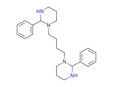 Molecular Structure of 185250-13-9 (Pyrimidine, 1,1'-(1,4-butanediyl)bis[hexahydro-2-phenyl-)