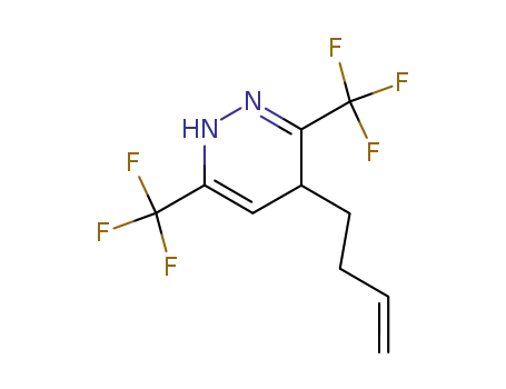 4-(but-3'-enyl)-1,4-dihydro-3,6-bis(trifluoromethyl)-pyridazine