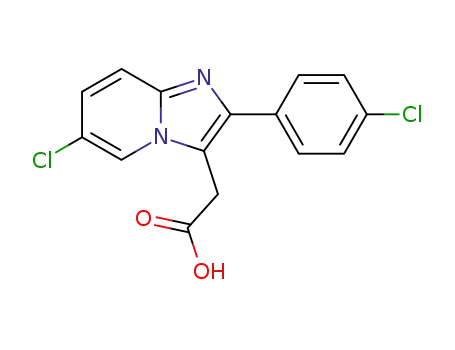2-(6-chloro-2-(4-chlorophenyl)imidazo[1,2-a]pyridin-3-yl)acetic acid