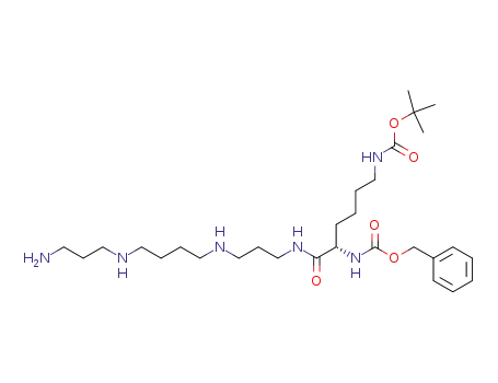 ((S)-5-{3-[4-(3-Amino-propylamino)-butylamino]-propylcarbamoyl}-5-benzyloxycarbonylamino-pentyl)-carbamic acid tert-butyl ester