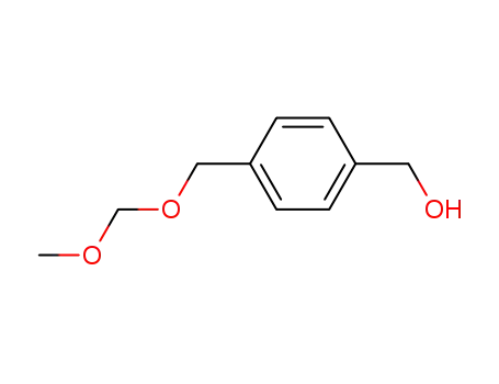 Molecular Structure of 207223-84-5 (Benzenemethanol, 4-[(methoxymethoxy)methyl]-)