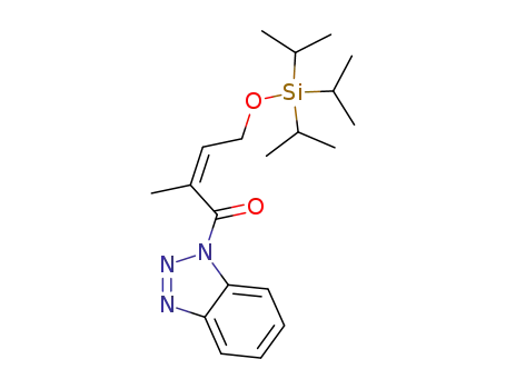 (Z)-1-Benzotriazol-1-yl-2-methyl-4-triisopropylsilanyloxy-but-2-en-1-one