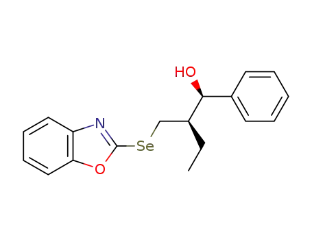 (1R,2R)-2-(Benzooxazol-2-ylselanylmethyl)-1-phenyl-butan-1-ol