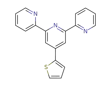 Molecular Structure of 220525-65-5 (2,2':6',2''-Terpyridine, 4'-(2-thienyl)-)