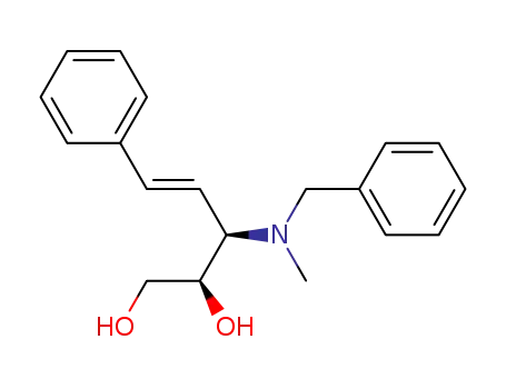 (E)-(2R,3R)-3-(Benzyl-methyl-amino)-5-phenyl-pent-4-ene-1,2-diol
