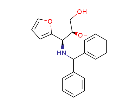 (2S,3R)-3-(Benzhydryl-amino)-3-furan-2-yl-propane-1,2-diol