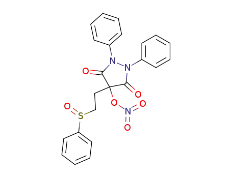 3,5-Dioxo-1,2-diphenyl-4-(2-phenylsulfinylethyl)pyrazolidin-4-ylnitrat