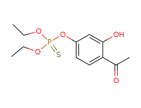 O-(4-Acetyl-3-hydroxyphenyl) O,O-diethyl thiophosphate