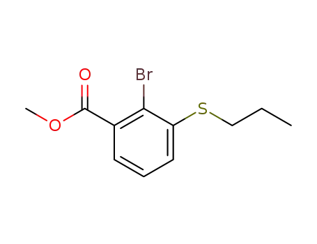 methyl 2-bromo-3-propylthiobenzoate