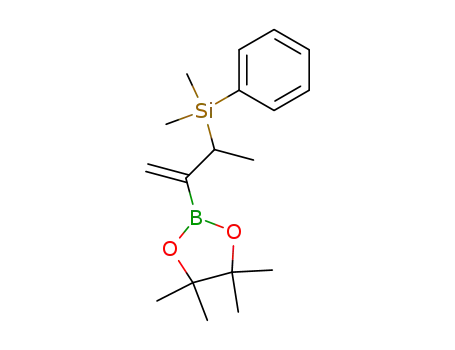 2-[2-(Dimethyl-phenyl-silanyl)-1-methylene-propyl]-4,4,5,5-tetramethyl-[1,3,2]dioxaborolane