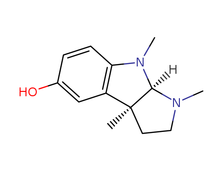 Pyrrolo[2,3-b]indol-5-ol,1,2,3,3a,8,8a-hexahydro-1,3a,8-trimethyl-, (3aS,8aR)-
