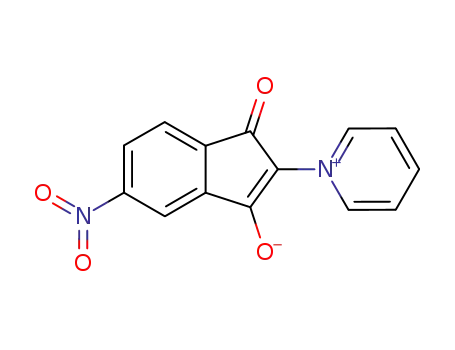 N-(5-nitro-1H-indene-1,3(2H)-dion-2-yl)pyridinium betaine